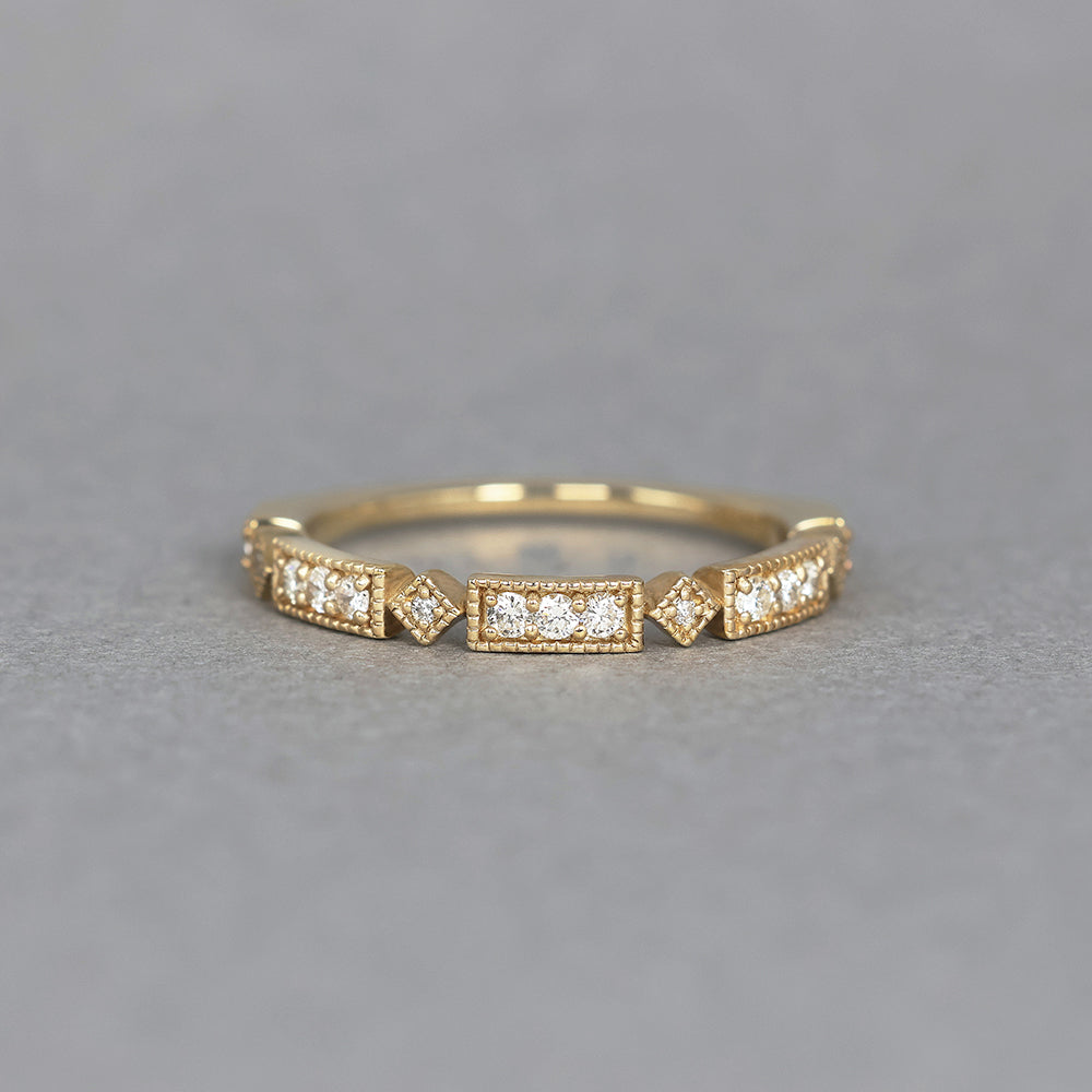 ミルゴシック リング レクタングル ダイヤモンドPCL-7