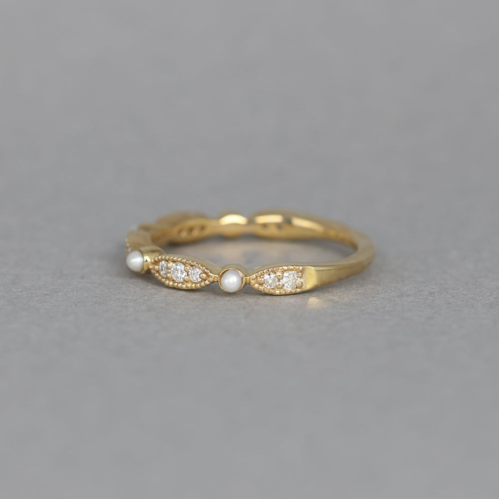 ミルゴシック ペルル リング マーキース パール＆ダイヤモンド PCL-84