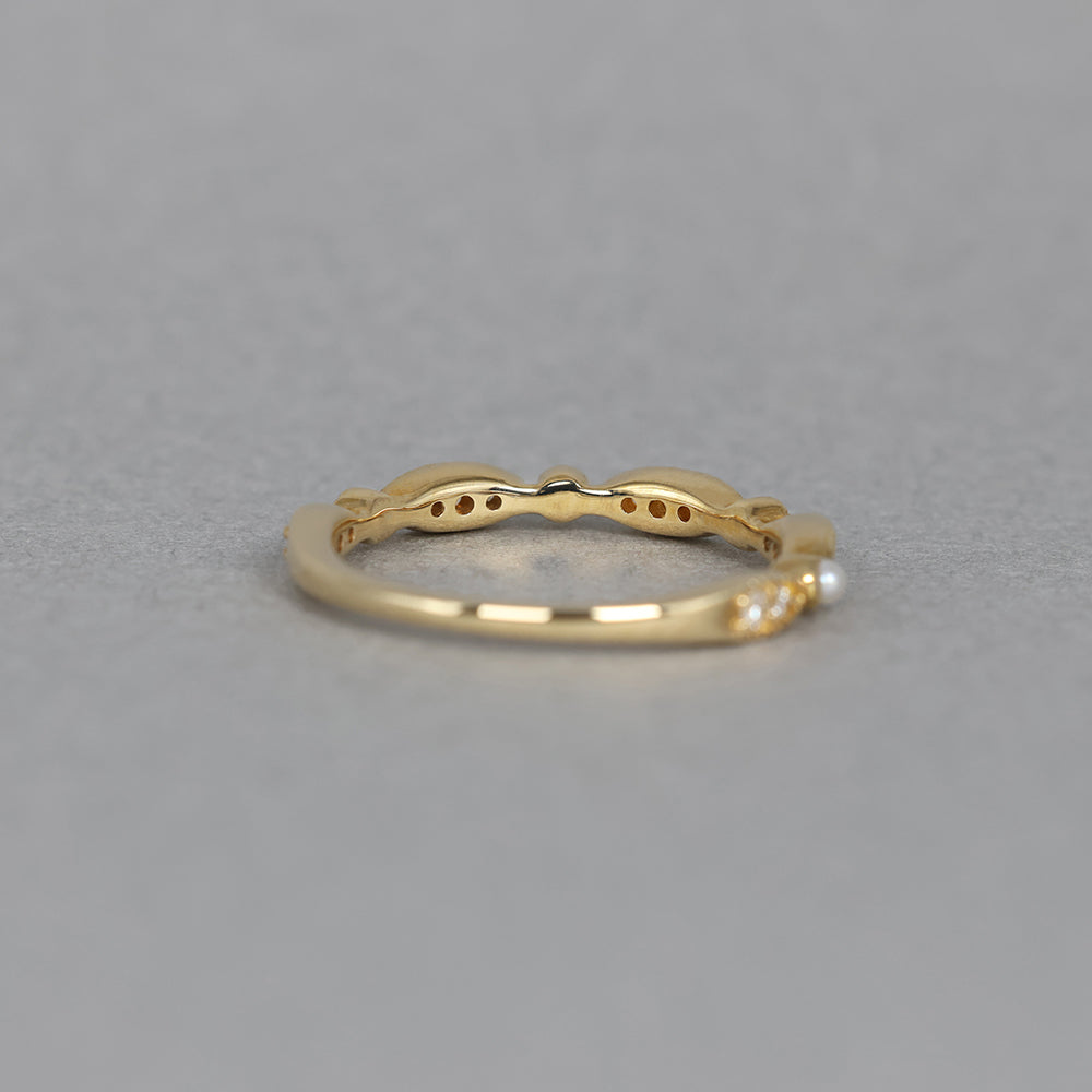 ミルゴシック ペルル リング マーキース パール＆ダイヤモンド PCL-84