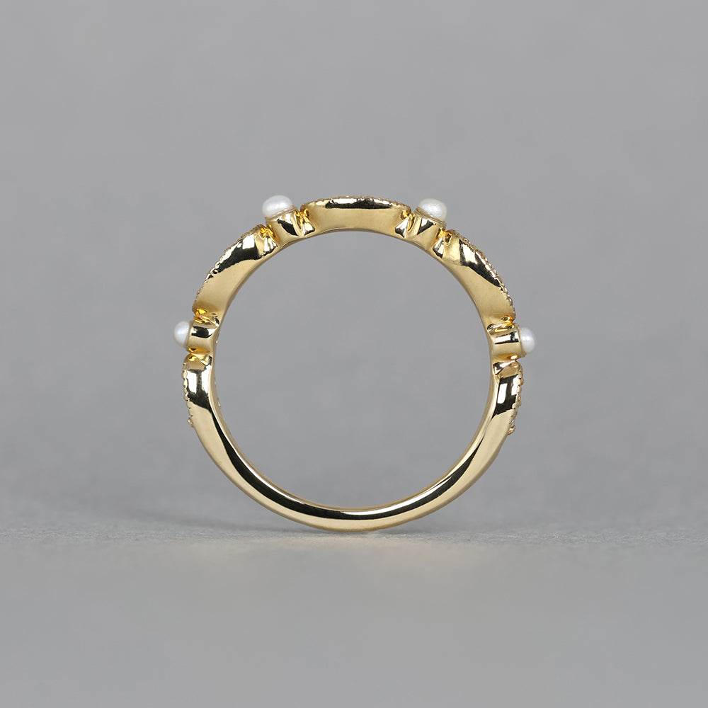 ミルゴシック ペルル リング マーキース パール＆ダイヤモンド PCL-84