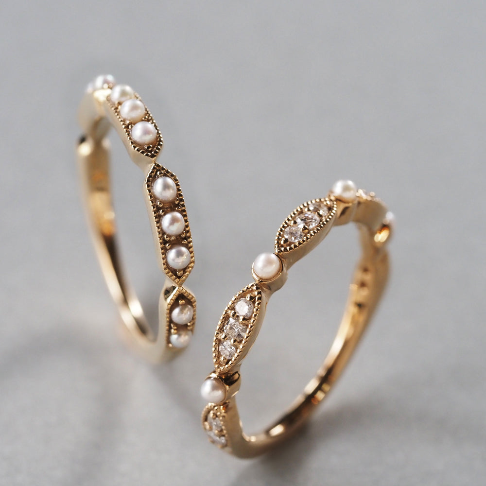 ミルゴシック ペルル リング マーキース パール＆ダイヤモンド PCL-84