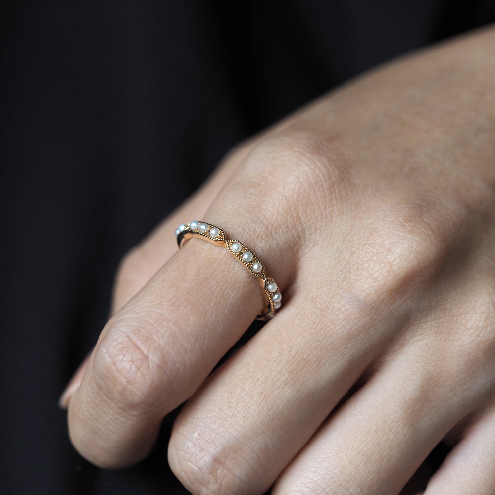 ミルゴシック ペルル リング ヘキサゴン パール PCL-85