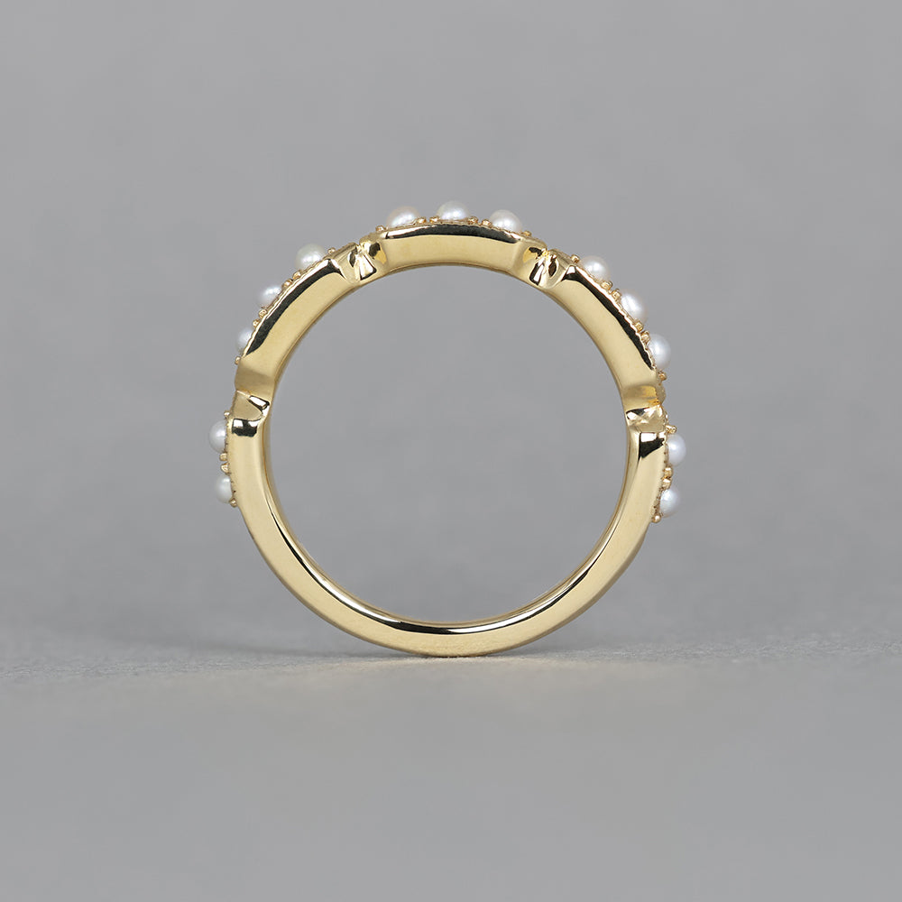 ミルゴシック ペルル リング ヘキサゴン パール PCL-85