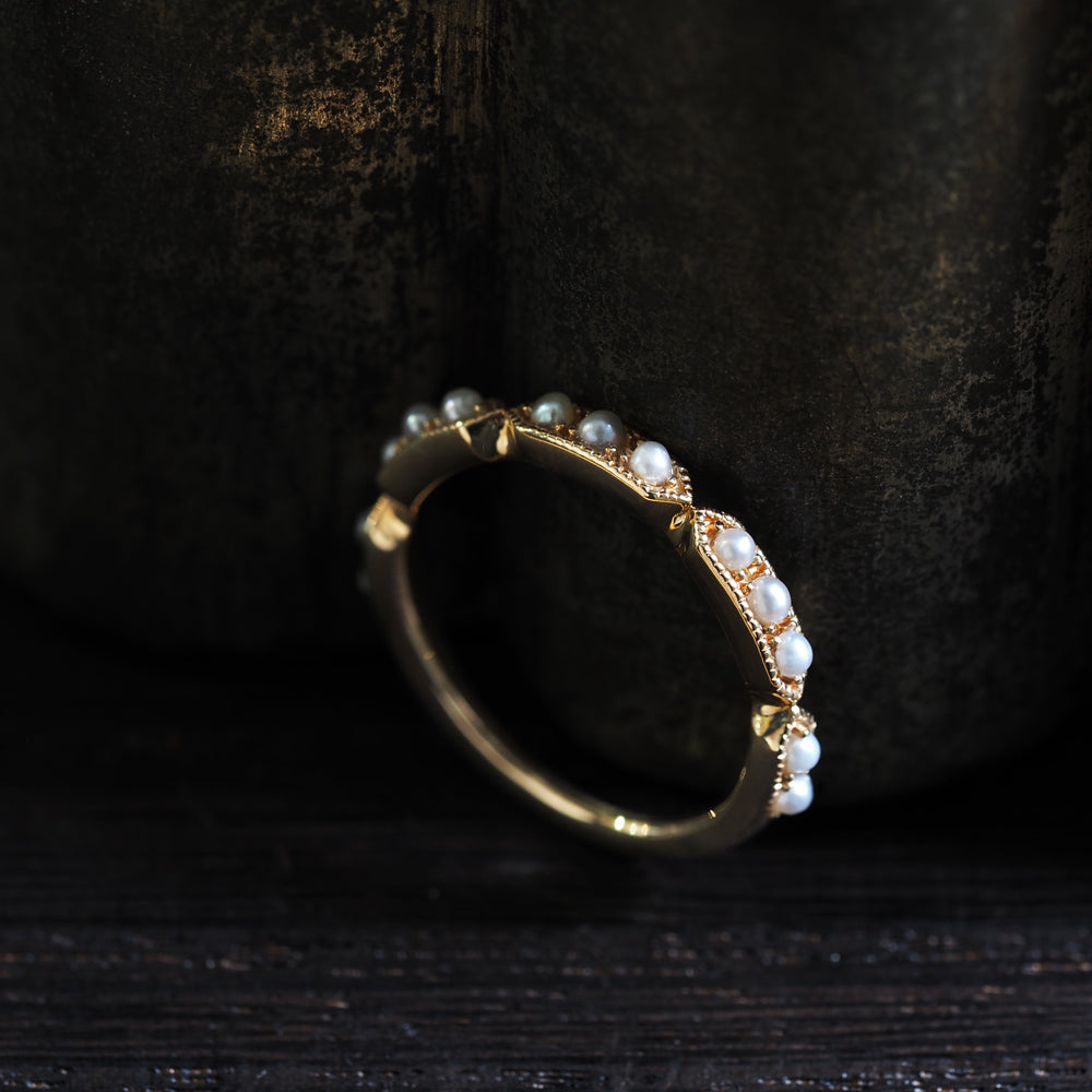 ミルゴシック ペルル リング ヘキサゴン パール PCL-85