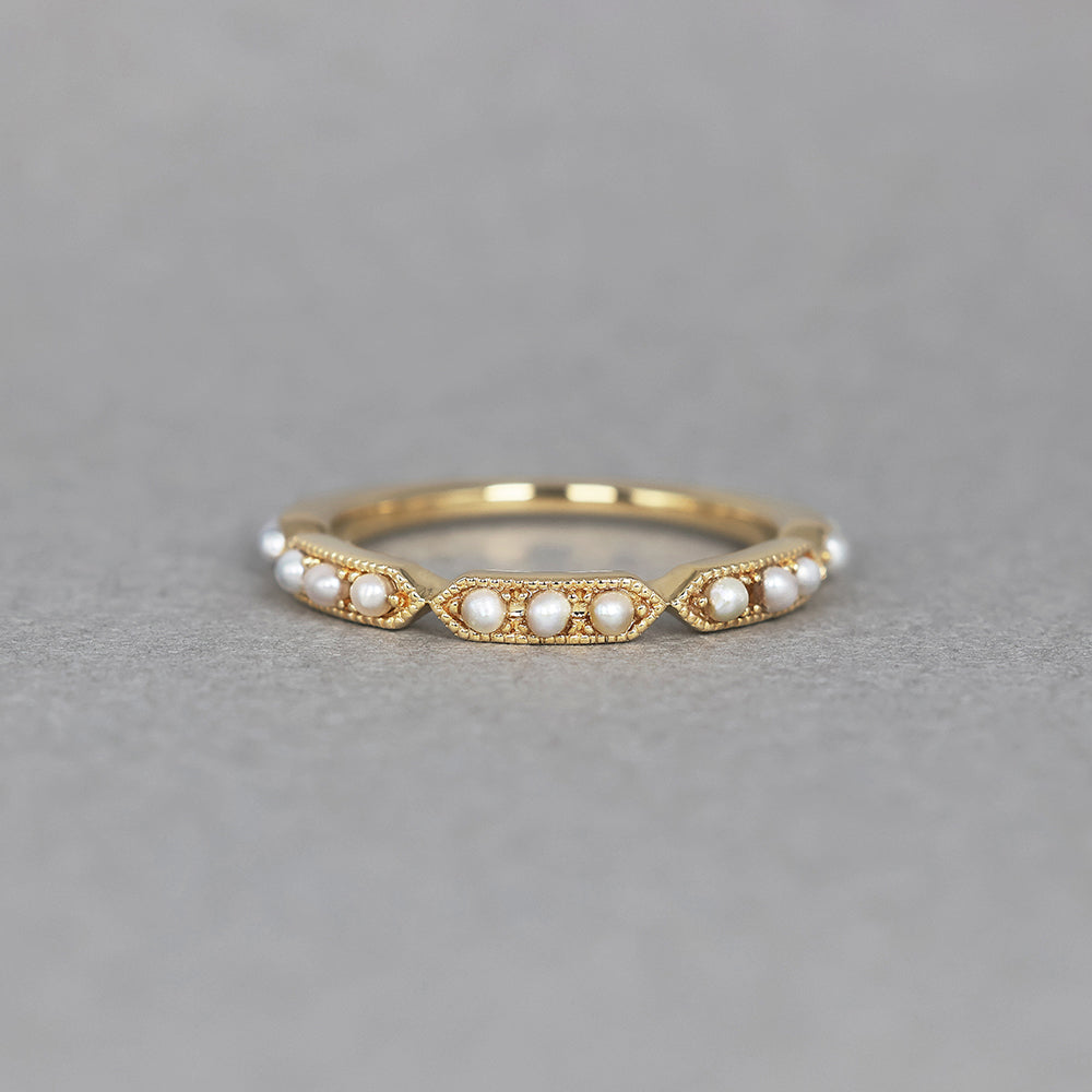 ミルゴシック ペルル リング ヘキサゴン パール PCL-85