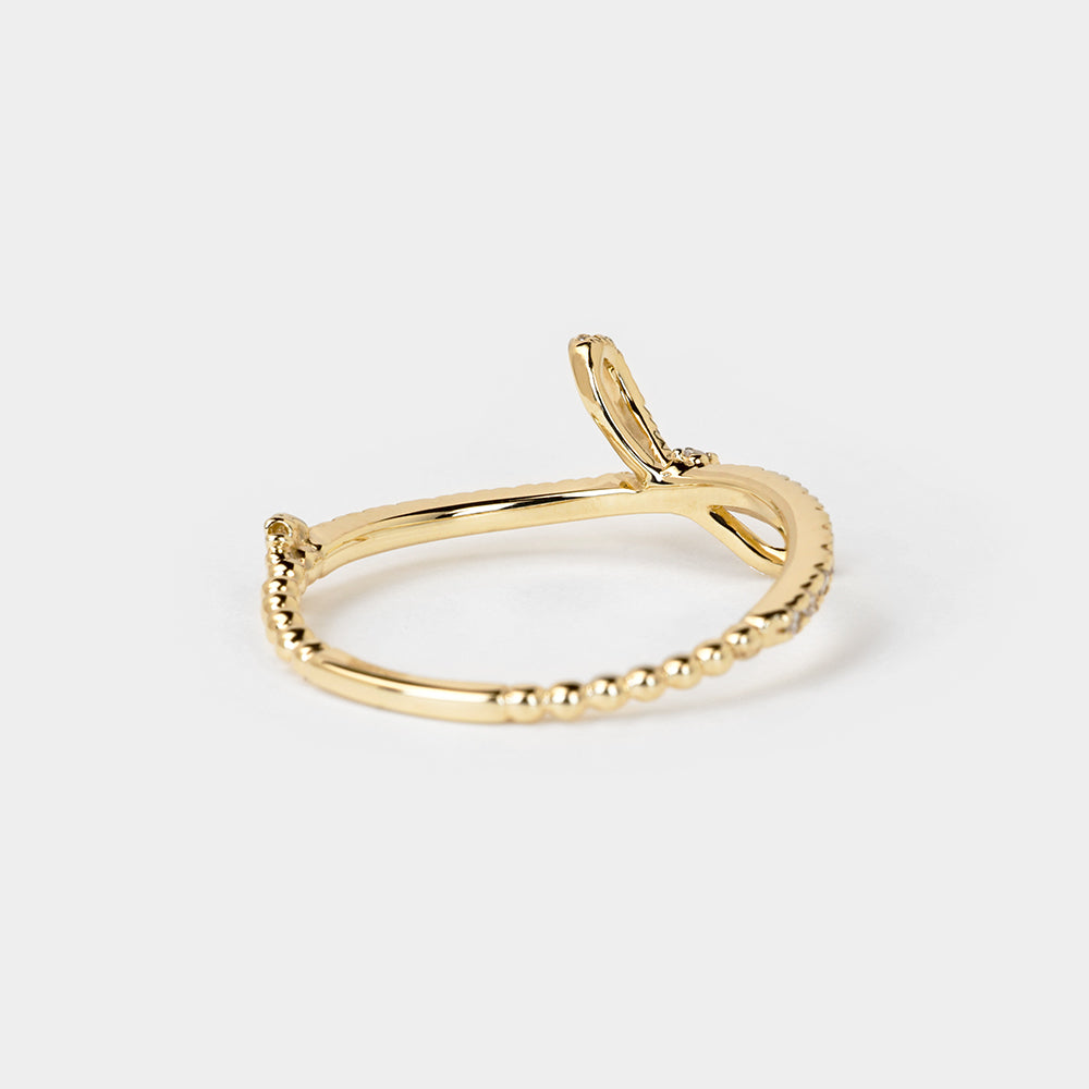 ナチュール リング  ダイヤモンド Knot-33D PCL-294