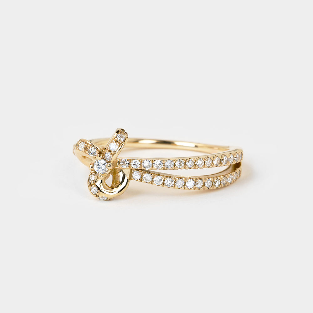 ナチュール リング  ダイヤモンド Knot-46D PCL-296
